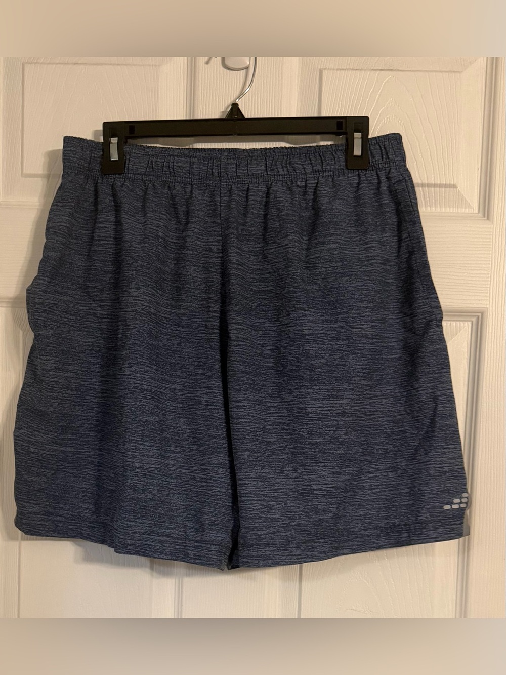 Bcg Men’s Running Athletic Shorts Size Large Blue With 6.5 Inch Inseam